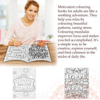Motivation - Adult Colouring Book : Fun colouring for Kids and Adults, Creative coloring Book, Mindfulness coloring book, Relaxing coloring book