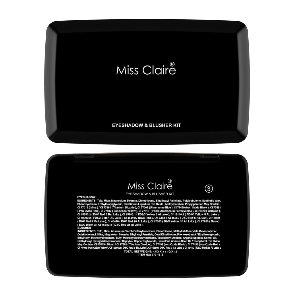 Miss Claire Eyeshadow & Blusher Kit - 377-15-3