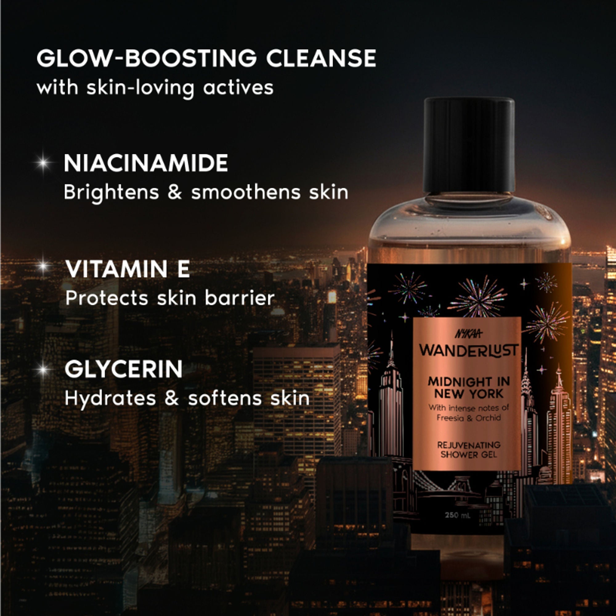 Wanderlust Shower Gels - Midnight In New York