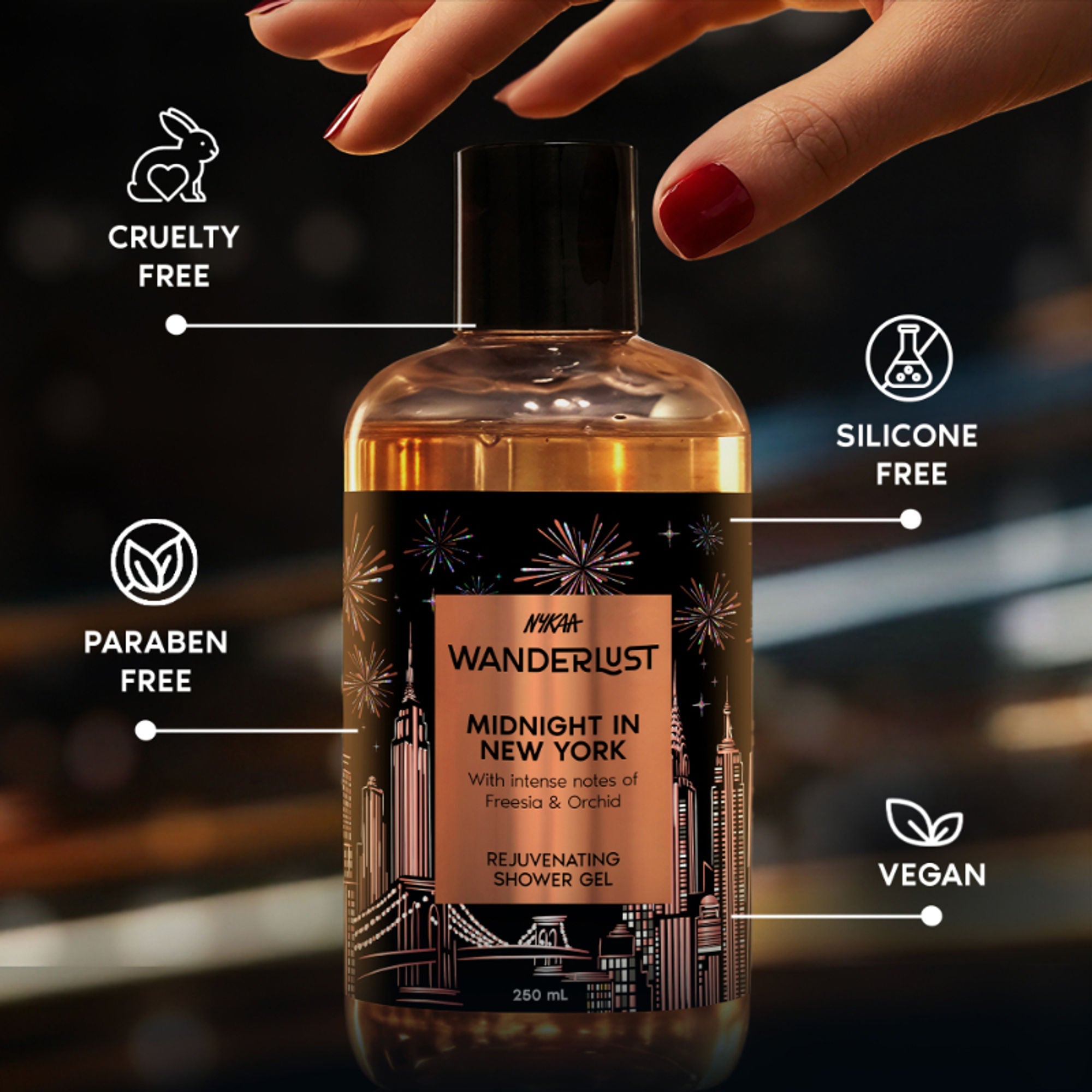 Wanderlust Shower Gels - Midnight In New York