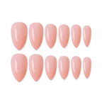 shills professional reusable press on nails almond spn655