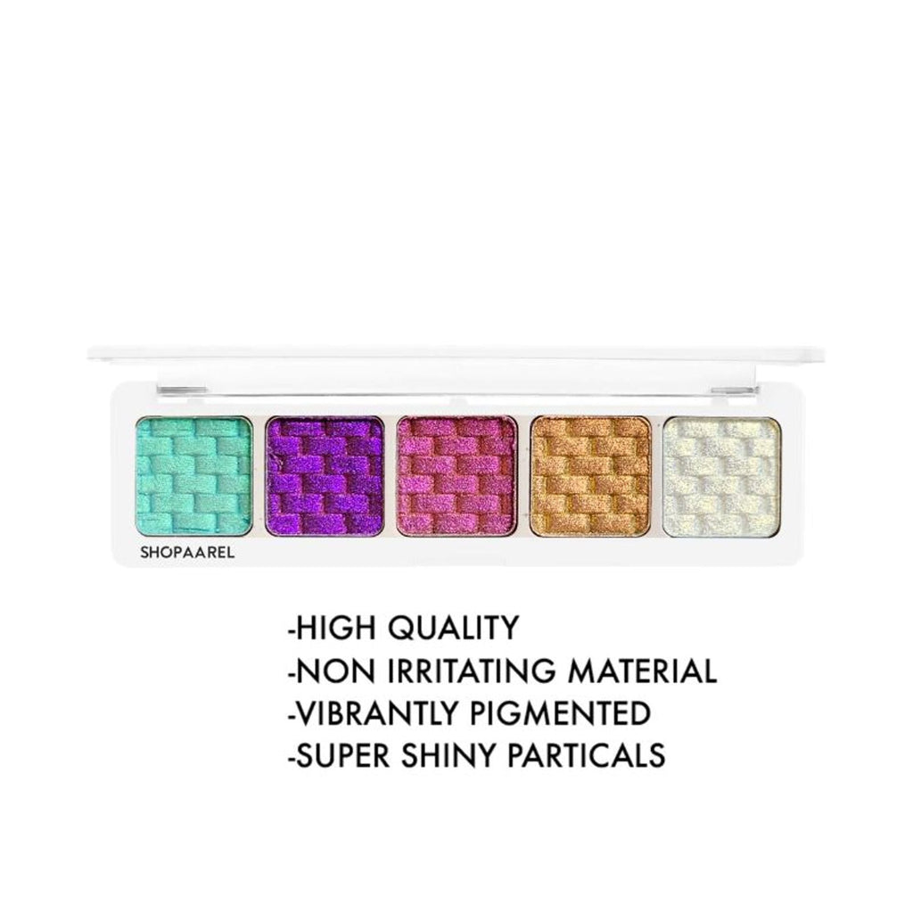 Shopaarel Sparkle 5 Color Eyeshadow - Phonex - Crystal