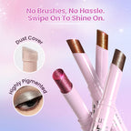 Swiss Beauty Jelly Verse Glow Eyeshadow Stick , Rich Color Payoff, Crease-Proof - Solar Flash - Distacart