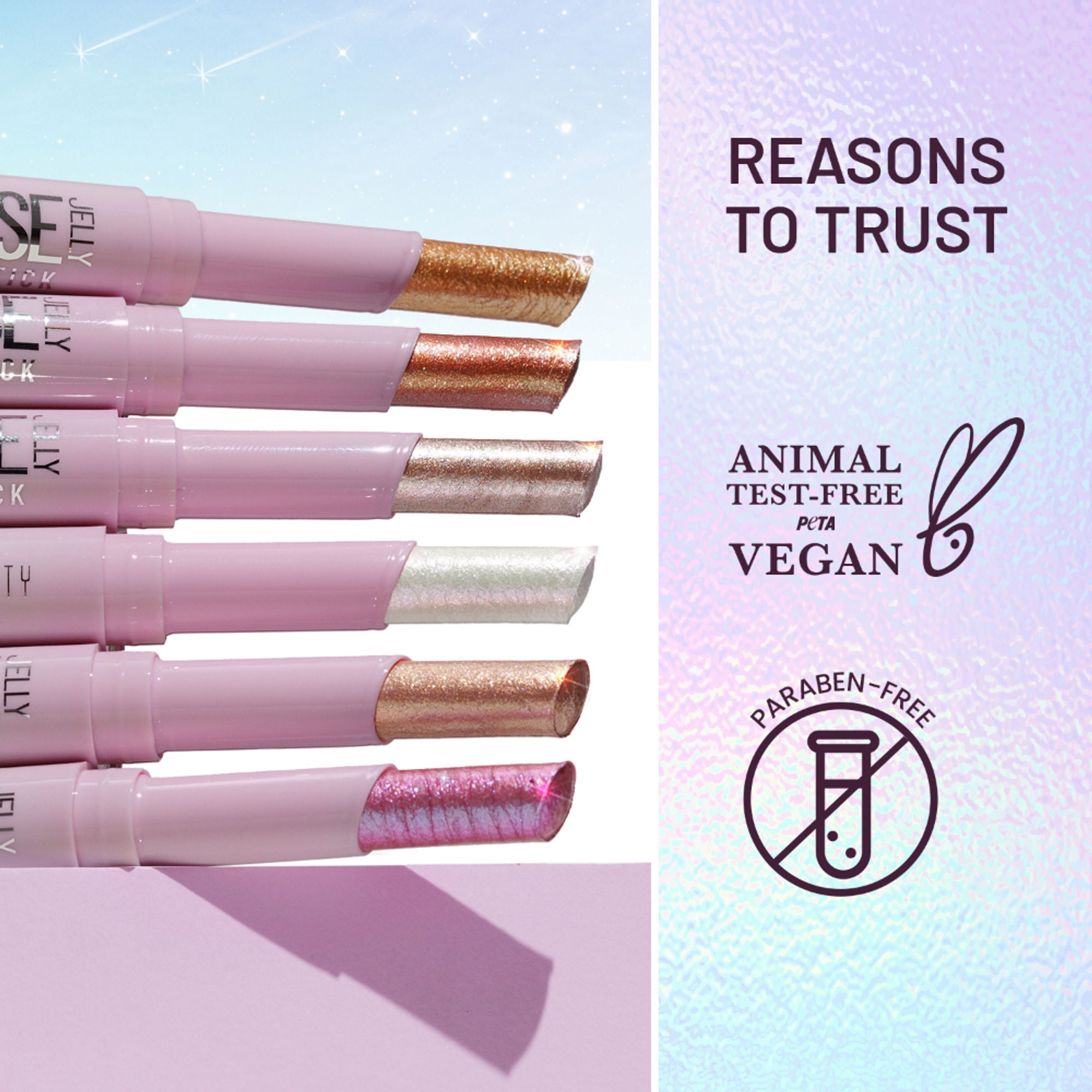 Swiss Beauty Jelly Verse Glow Eyeshadow Stick , Rich Color Payoff, Crease-Proof - Solar Flash - Distacart