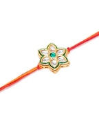 Designer kundan Rakhi - Ruby Raang - Distacart