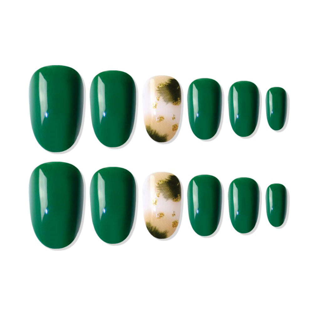 shills professional reusable press on nails oval spn704