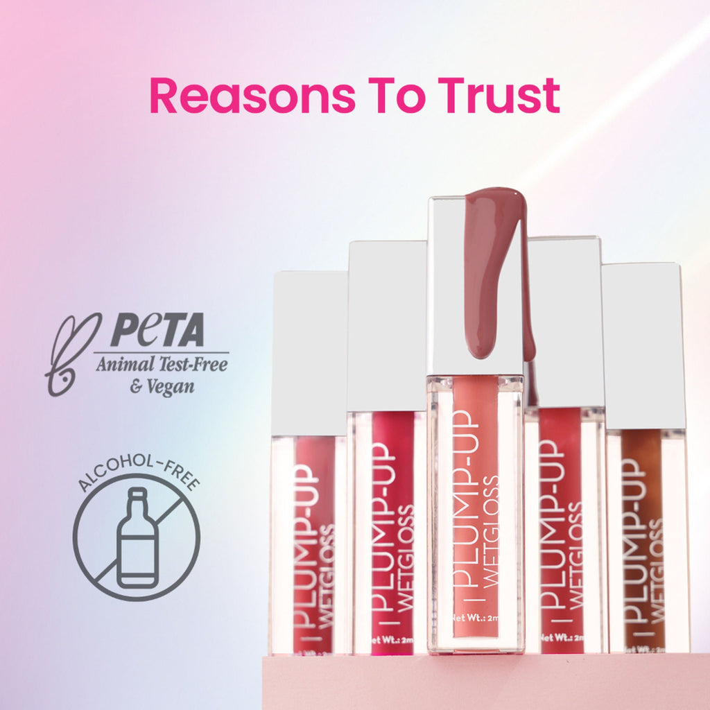 Swiss Beauty Plump Up Wet Lip Gloss For Glossy And Fuller Lips - 1 Barely There - Distacart