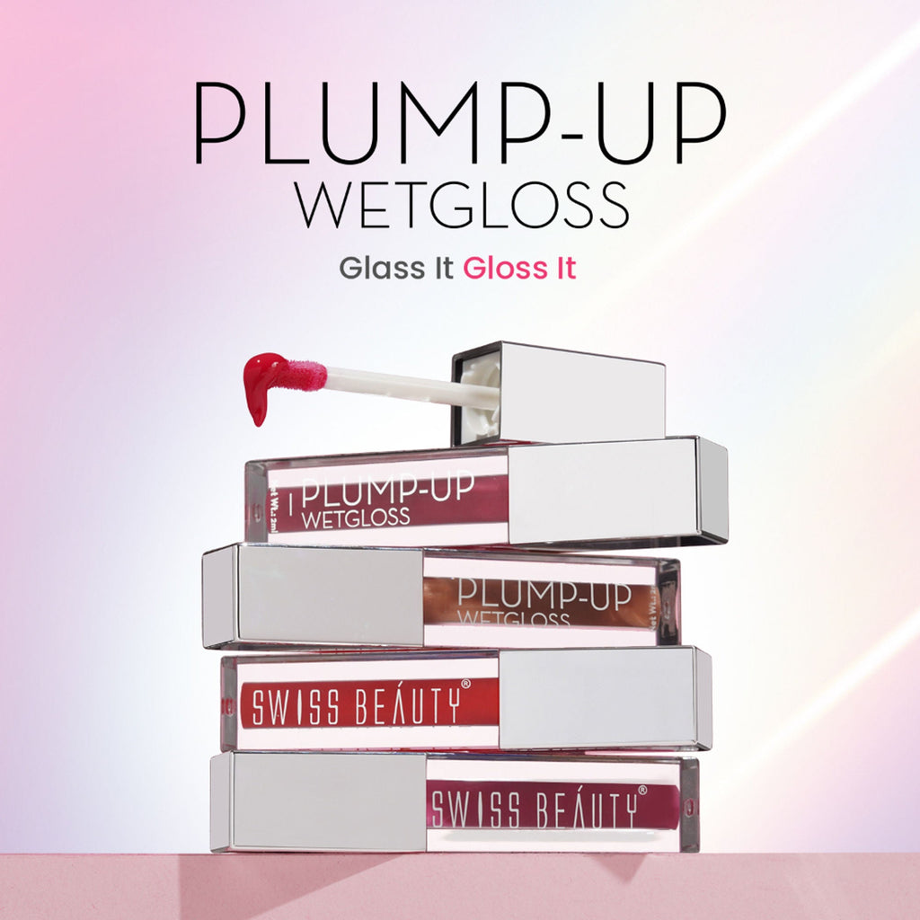 Swiss Beauty Plump Up Wet Lip Gloss For Glossy And Fuller Lips - 8 Deep Desire - Distacart