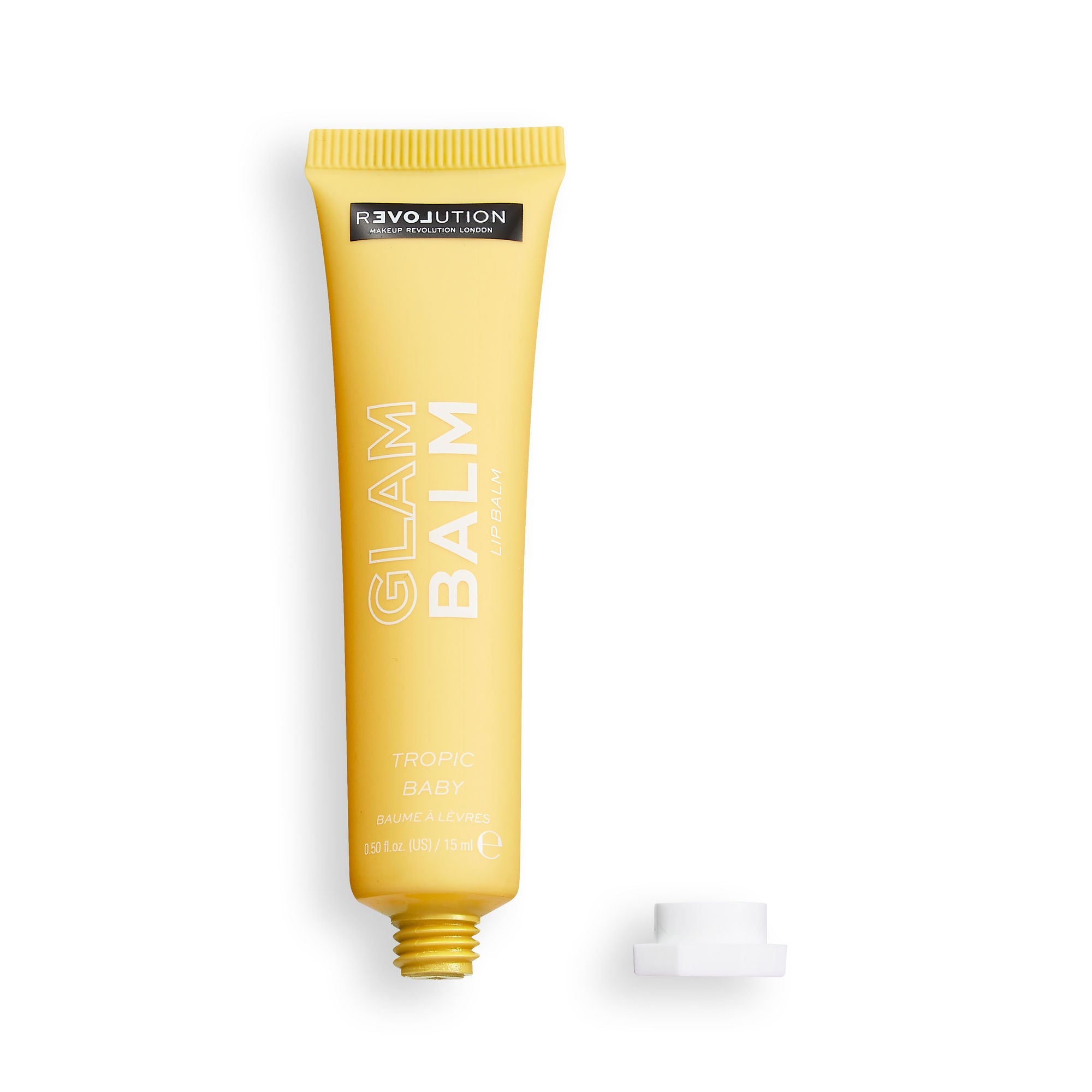 Revolution Relove Glam Balm Lip Balm - Tropic Baby Pineapple - Distacart