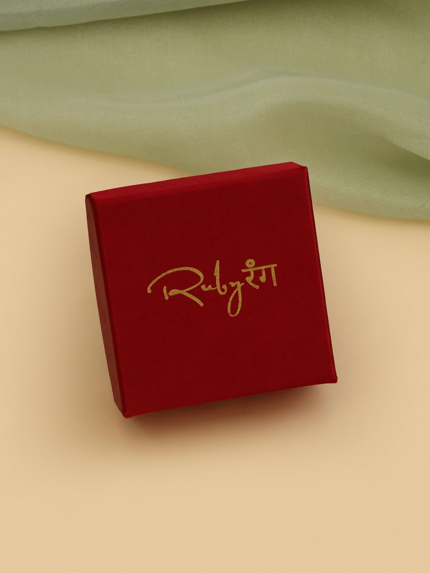 Ruby Raang 22k Gold Polished Diamond And Stone Jhumka Earrings - Distacart