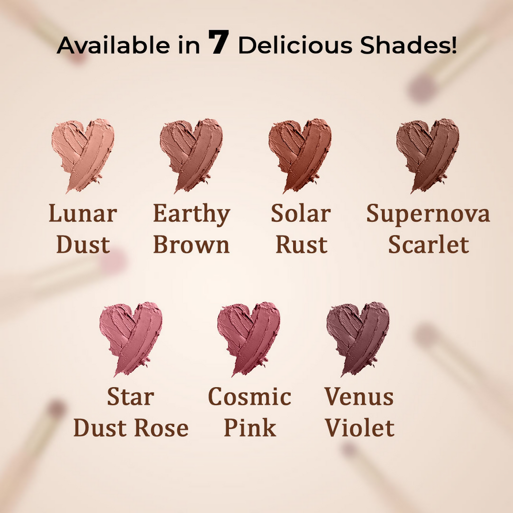 The Natural Wash Silky Matte Fusion Longstay Bullet Lipstick - Solar Rust