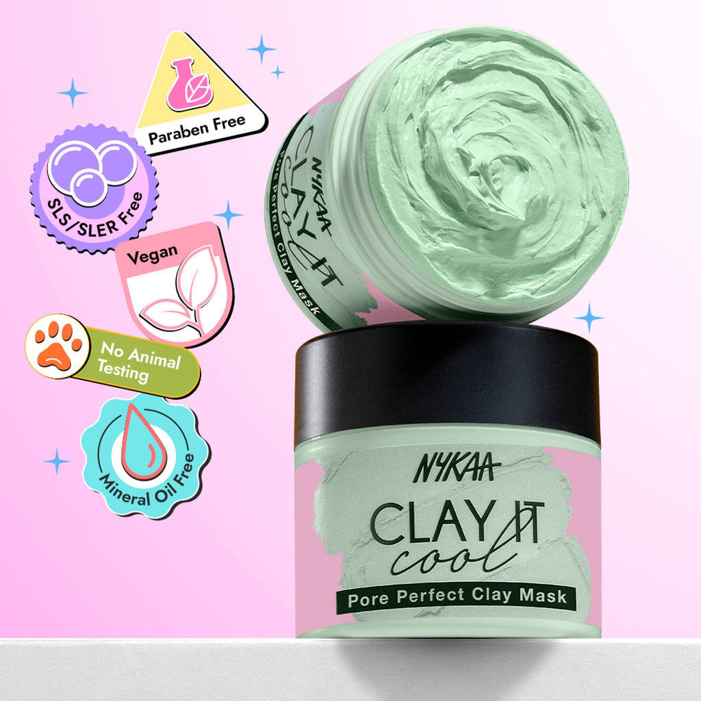 Nykaa Clay It Cool Clay Mask - Pore Perfect