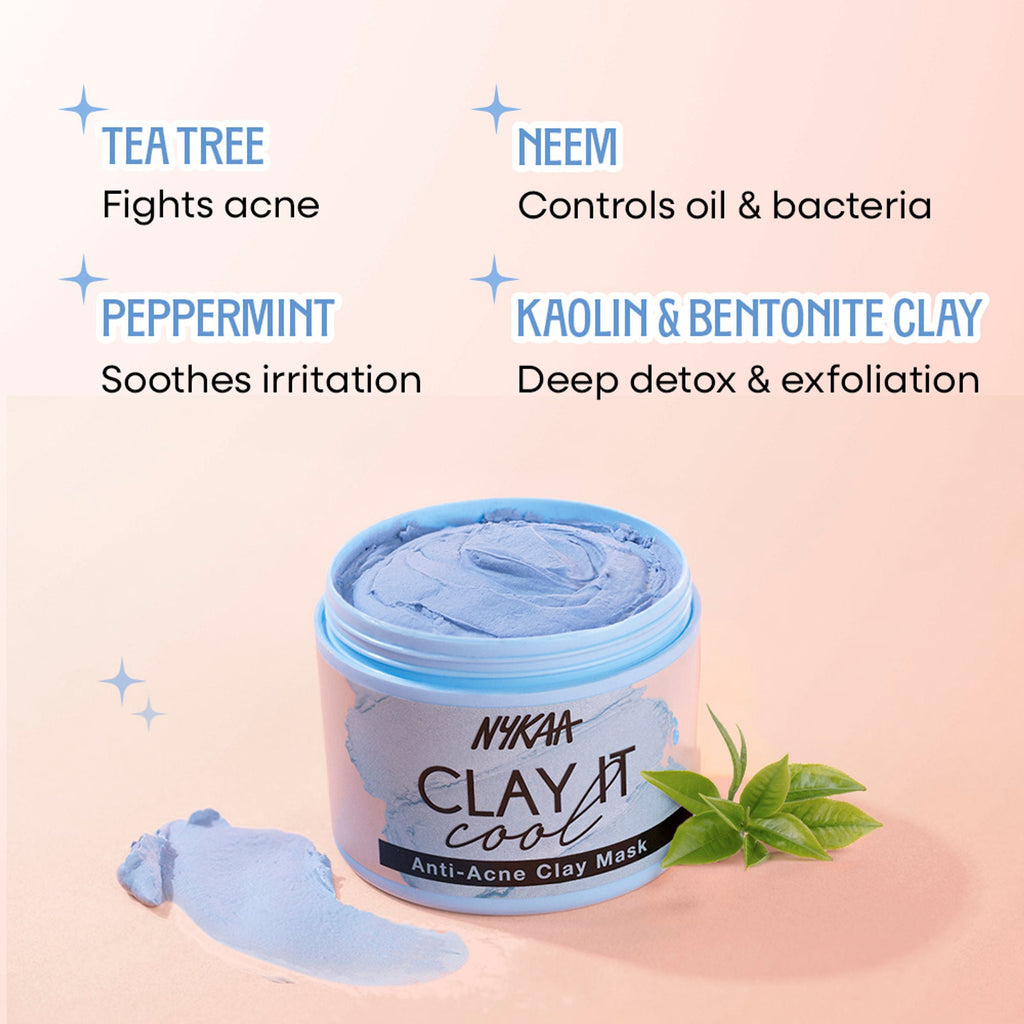 Nykaa Clay It Cool Clay Mask - Anti-Acne