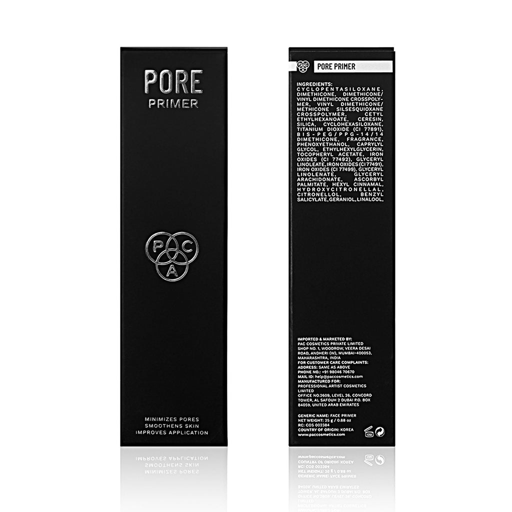 PAC Studio Pore Primer -Minimizes Pores, Smooths Fine Lines, Creates a Smooth Canvas & Prolongs Makeup Wear
