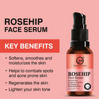 Nuerma Science Rosehip Face Serum | Hydrates, Reduces Scars & Corrects Fine Lines