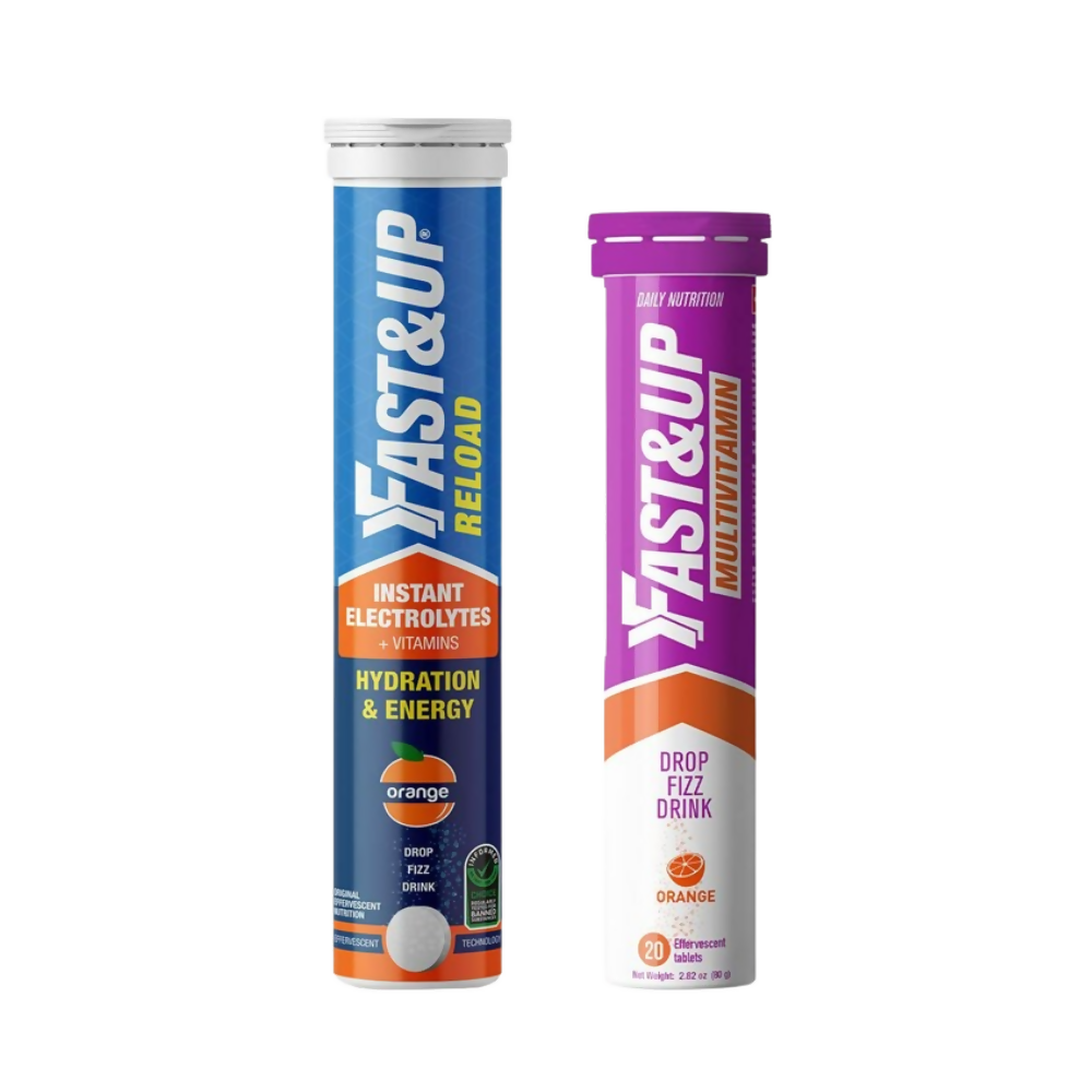 Fast&Up Vitalize - Immunity Essential Multivitamin & Reload Electrolyte Energy Tablets - Distacart