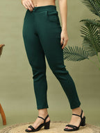 TAG 7 Women Mid-Rise Ankle-Length Leggings