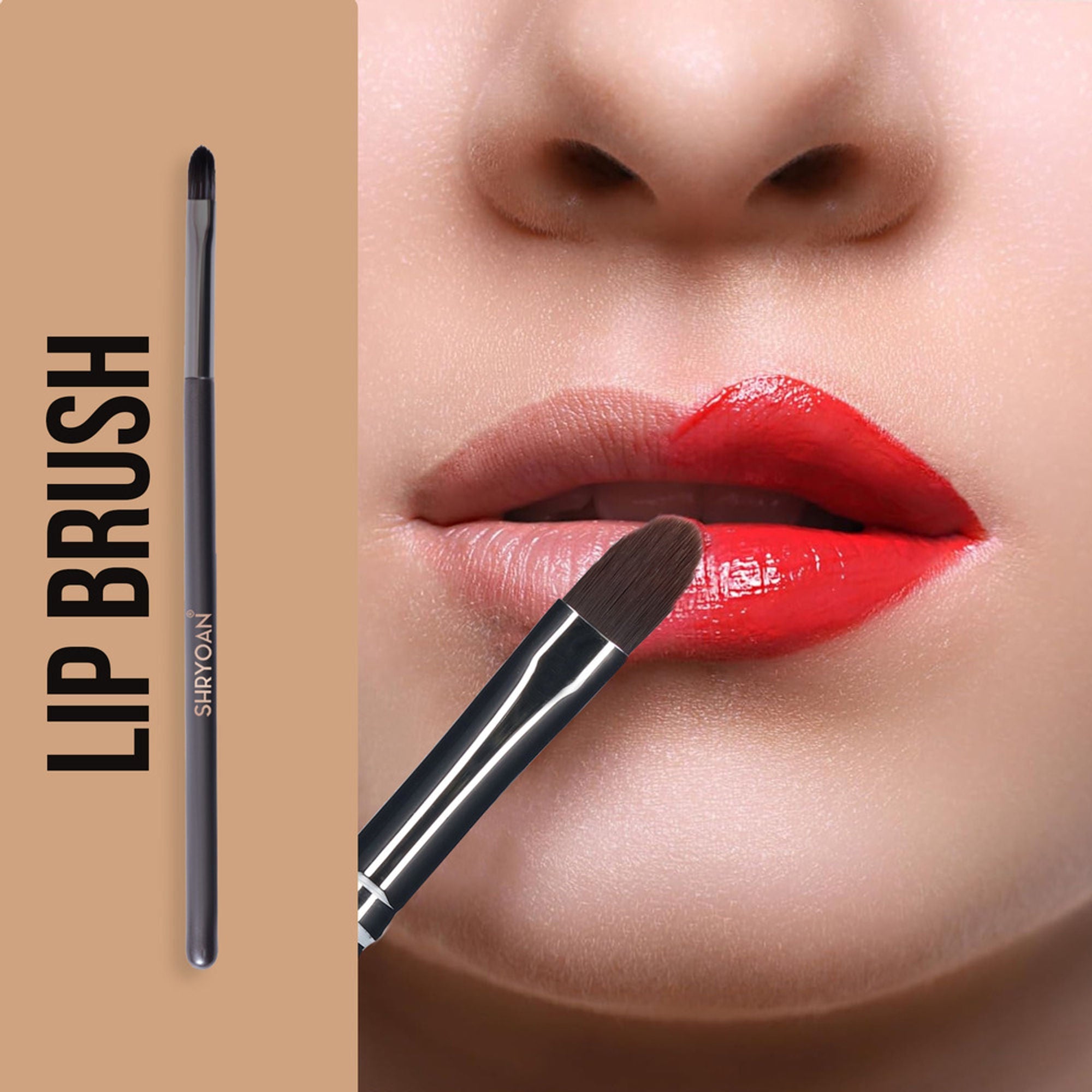 Shryoan Lip Brush with Soft & Synthetic Bristles - Distacart