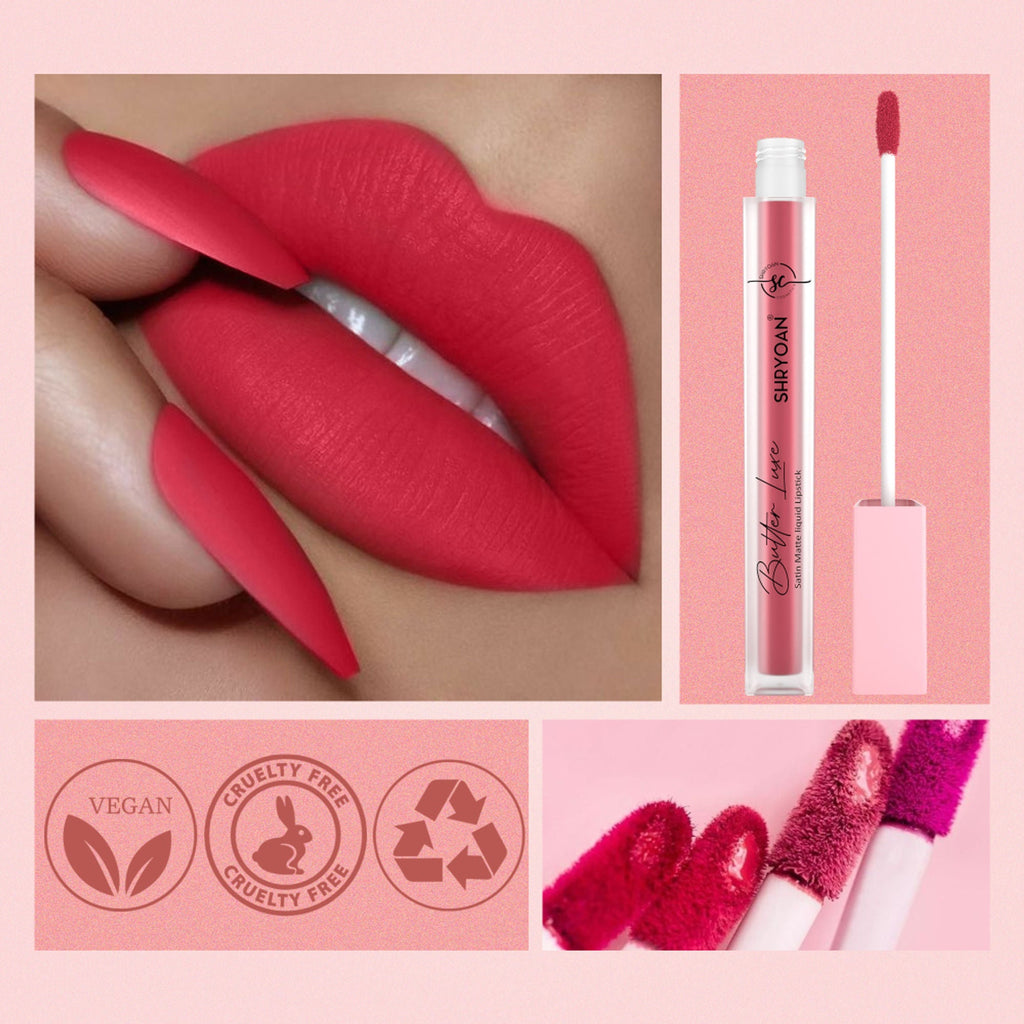 Shryoan Butter Luxe Satin Matte Liquid Lipstick - Apricot 01 - Distacart