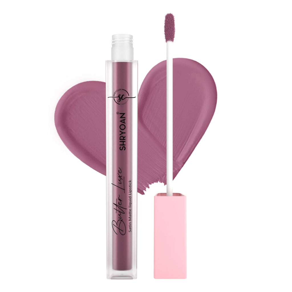 Shryoan Butter Luxe Satin Matte Liquid Lipstick - Dusty Rose 02 - Distacart