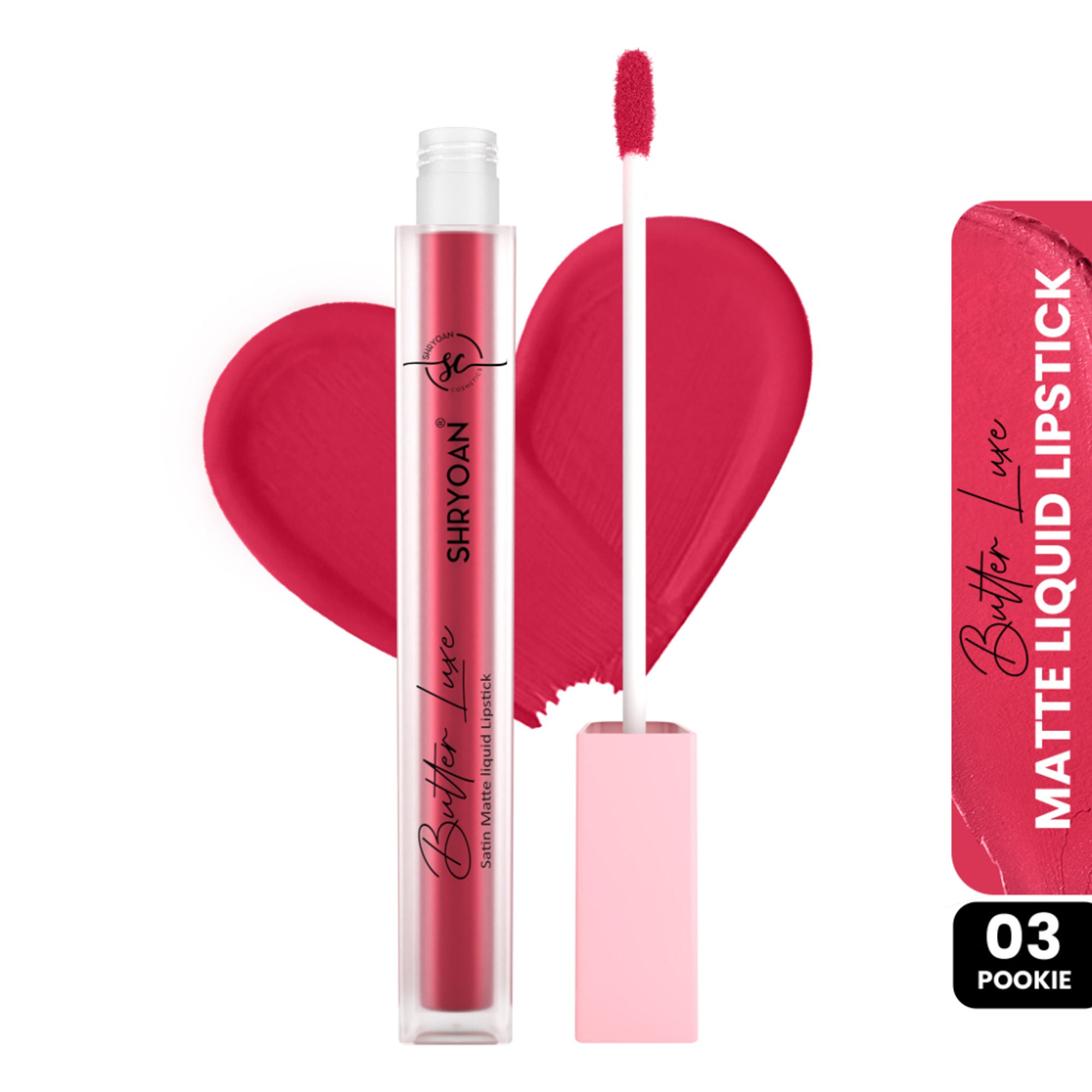 Shryoan Butter Luxe Satin Matte Liquid Lipstick - Pookie 03