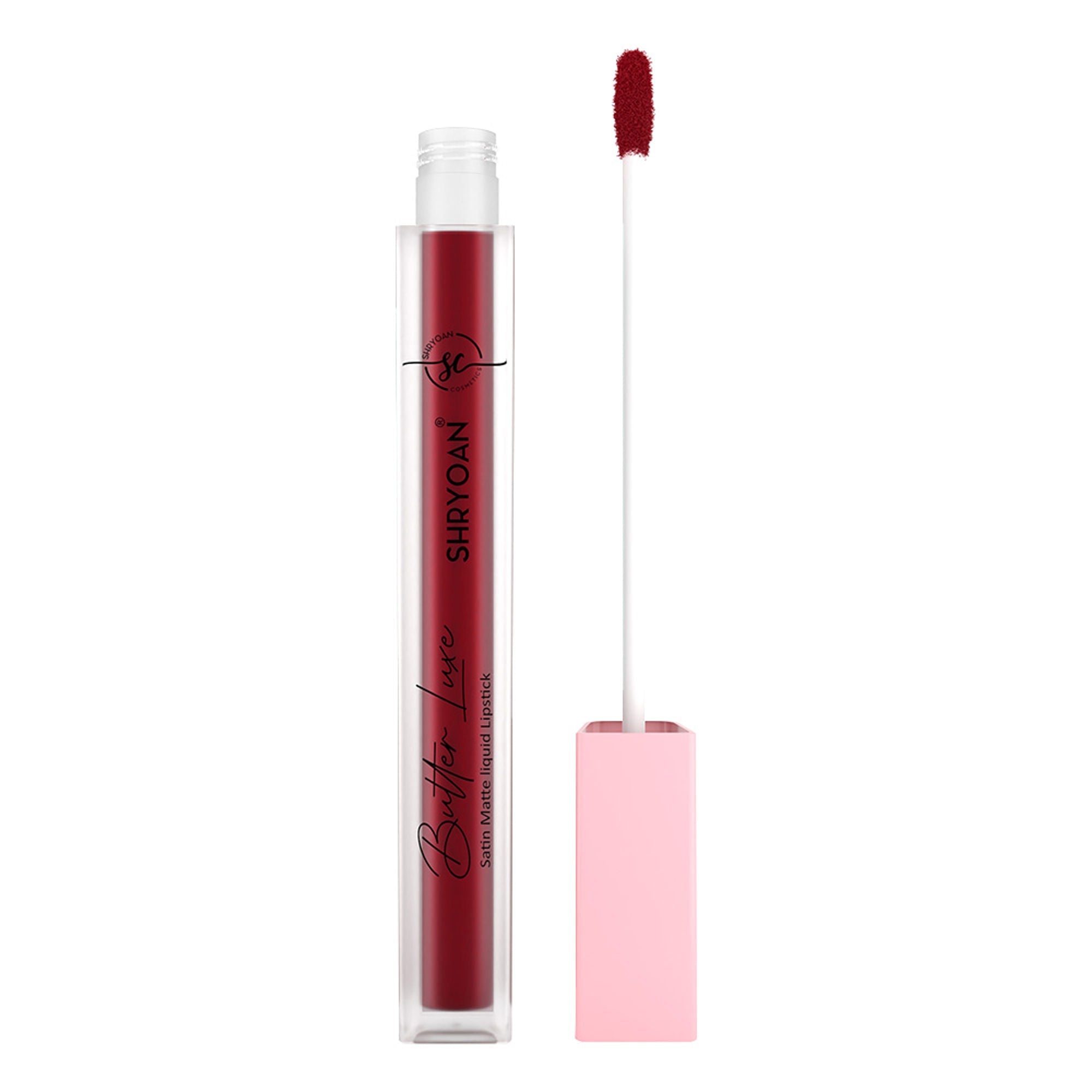 Shryoan Butter Luxe Satin Matte Liquid Lipstick - Red Moment 06 - Distacart