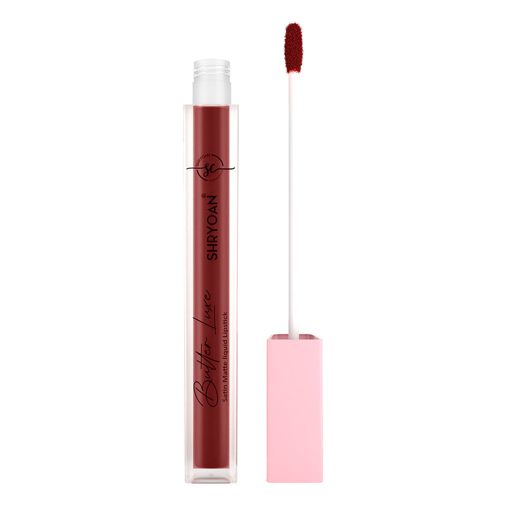 Shryoan Butter Luxe Satin Matte Liquid Lipstick - Drama Mama 08