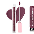 Shryoan Butter Luxe Satin Matte Liquid Lipstick - Plush Plum 09