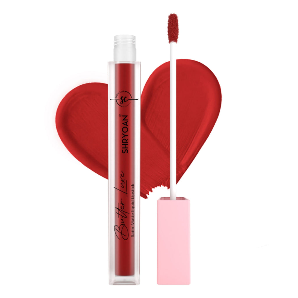 Shryoan Butter Luxe Satin Matte Liquid Lipstick - Lost Cherry 16 - Distacart