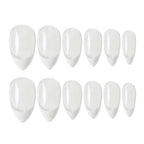 shills professional reusable press on nails french almond spn734