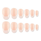 Shills Professional Reusable Press On Nails French Oval - SPN716