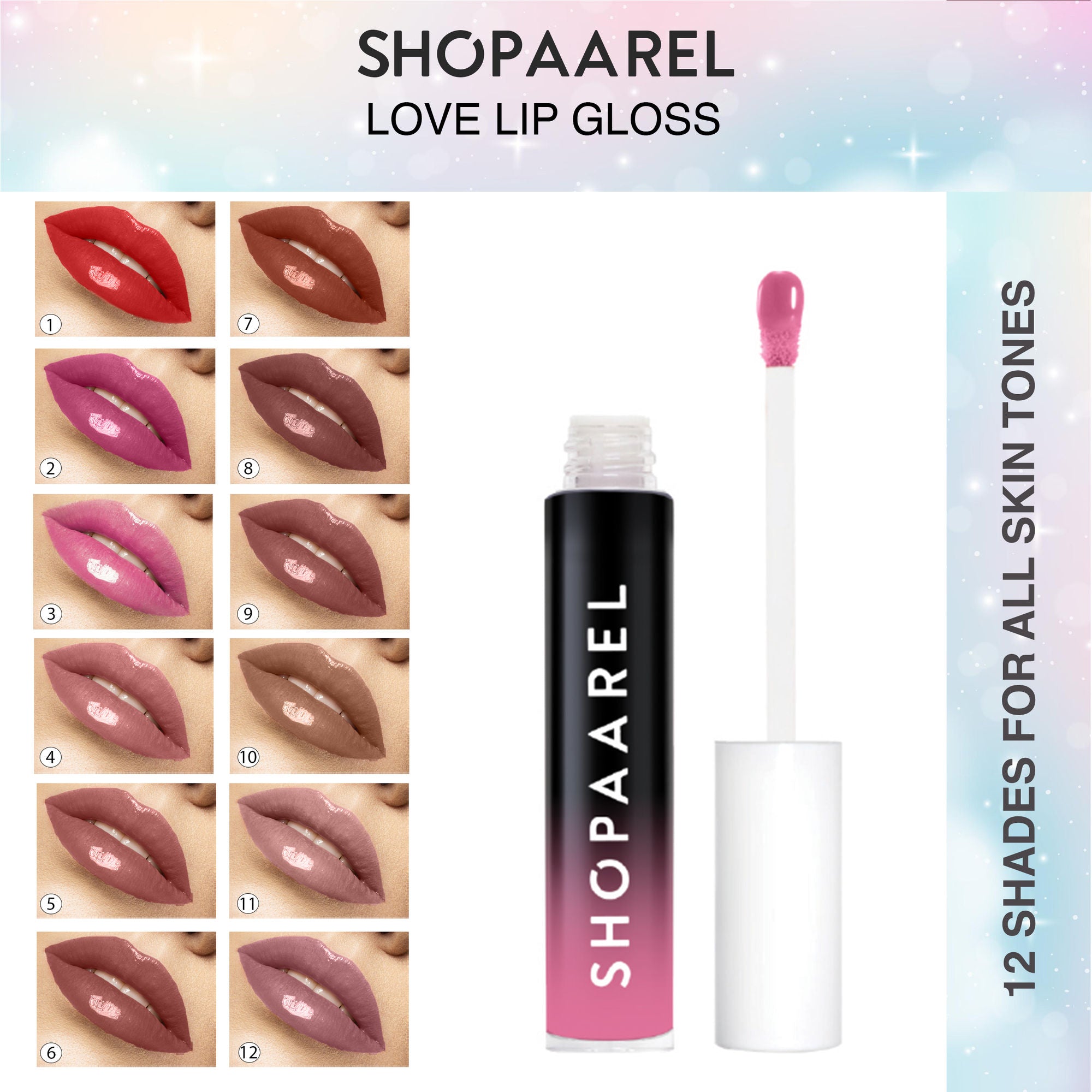 Shopaarel Gloss Love Lip Gloss - SPL02