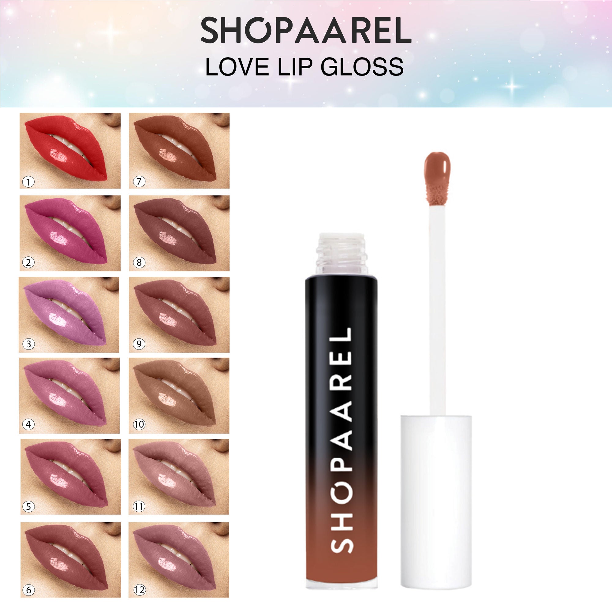 Shopaarel Gloss Love Lip Gloss - SPL08