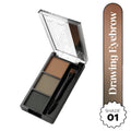 Hilary Rhoda Drawing Eyebrow Palette With 3 Natural Shades - 01