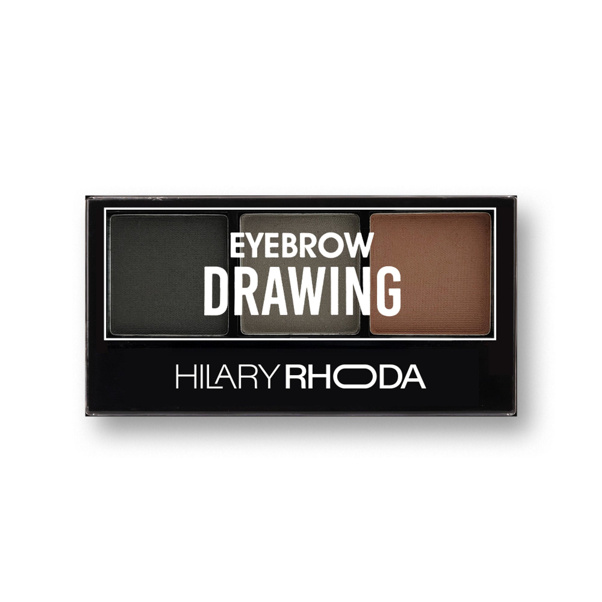 Hilary Rhoda Drawing Eyebrow Palette With 3 Natural Shades - 01 - Distacart