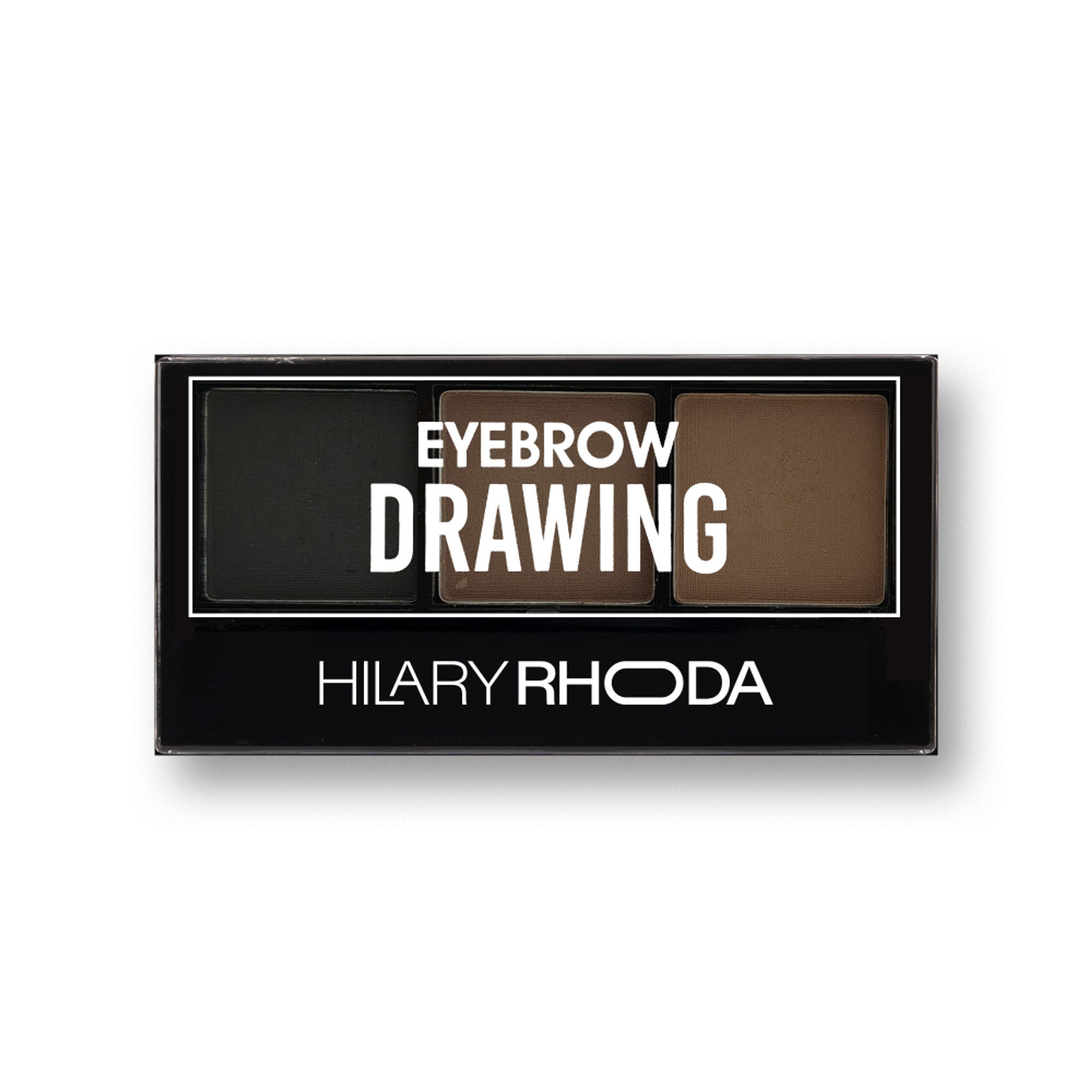 Hilary Rhoda Drawing Eyebrow Palette With 3 Natural Shades - 02 - Distacart