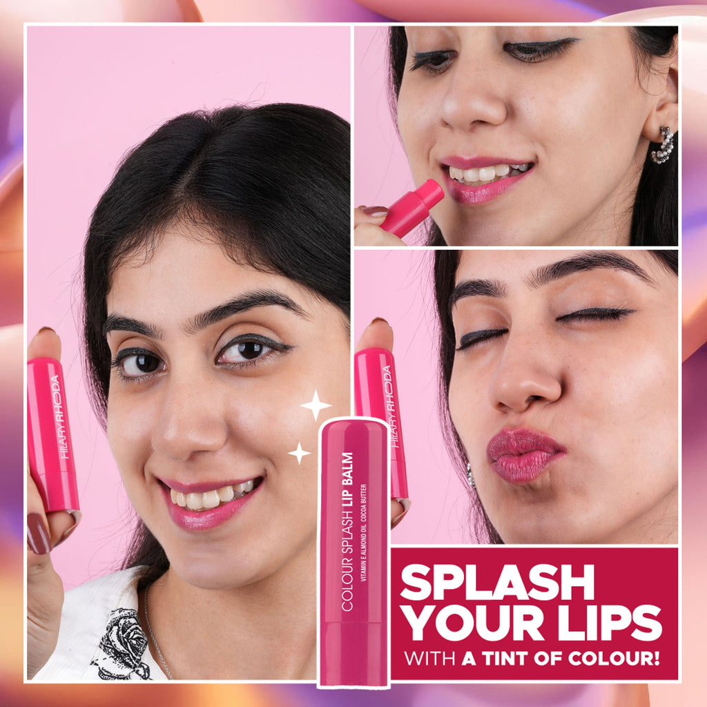 Hilary Rhoda Colour Splash Lip Balm With SPF 15 - Strawberry 03 - Distacart
