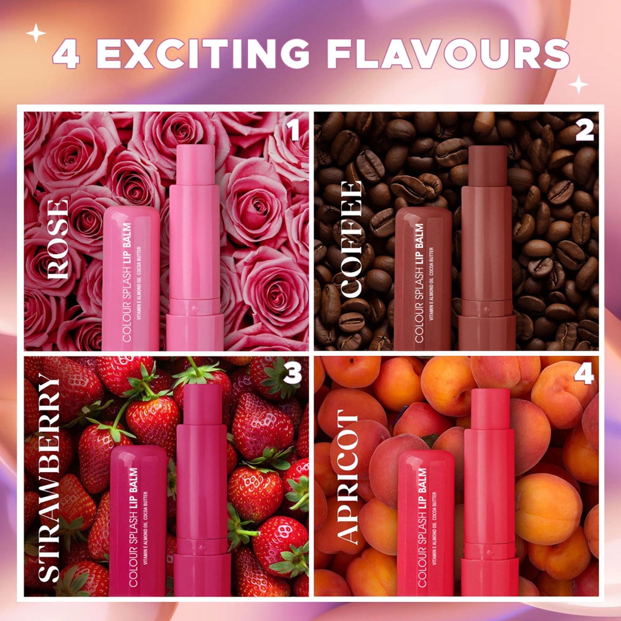 Hilary Rhoda Colour Splash Lip Balm With SPF 15 - Apricot 04 - Distacart