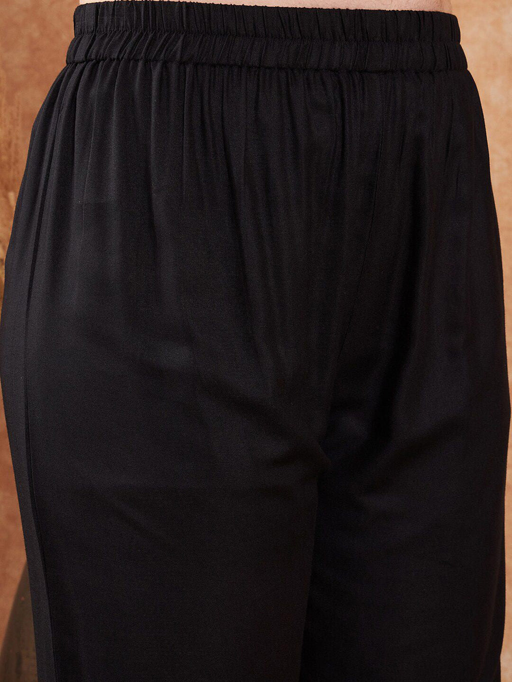 Sangria Black Ethnic Motifs Embroidered Pathani Kurta With Salwar - Distacart