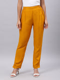Souchii Yellow Liva Palazzos - Distacart