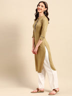 Sangria Yoke Design Mirror Work Kurta