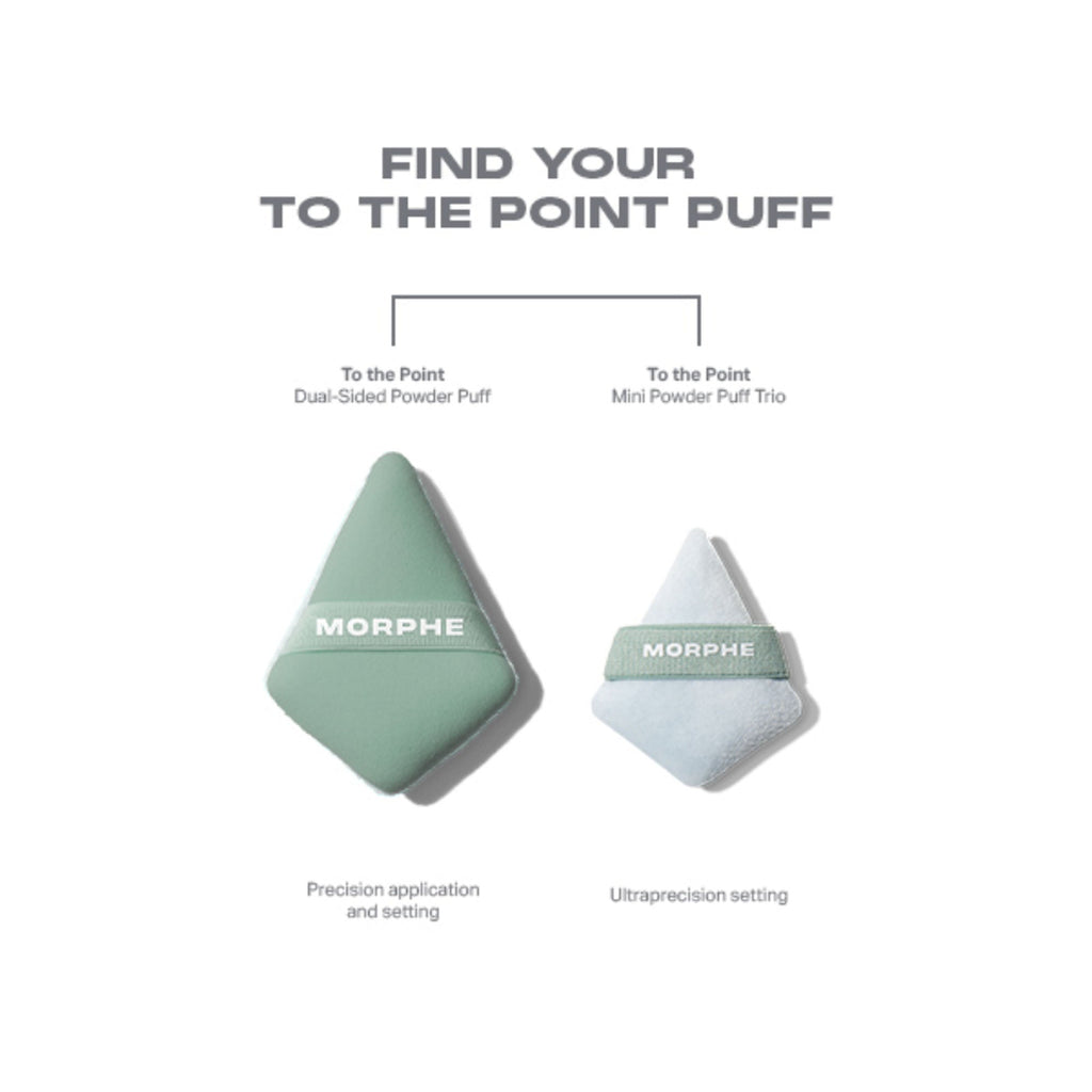 MORPHE To The Point Dual-Sided Powder Puff - Distacart