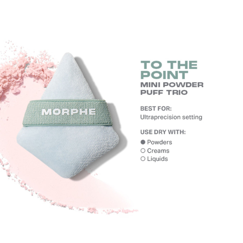 MORPHE To The Point Mini Powder Puff Trio - Distacart