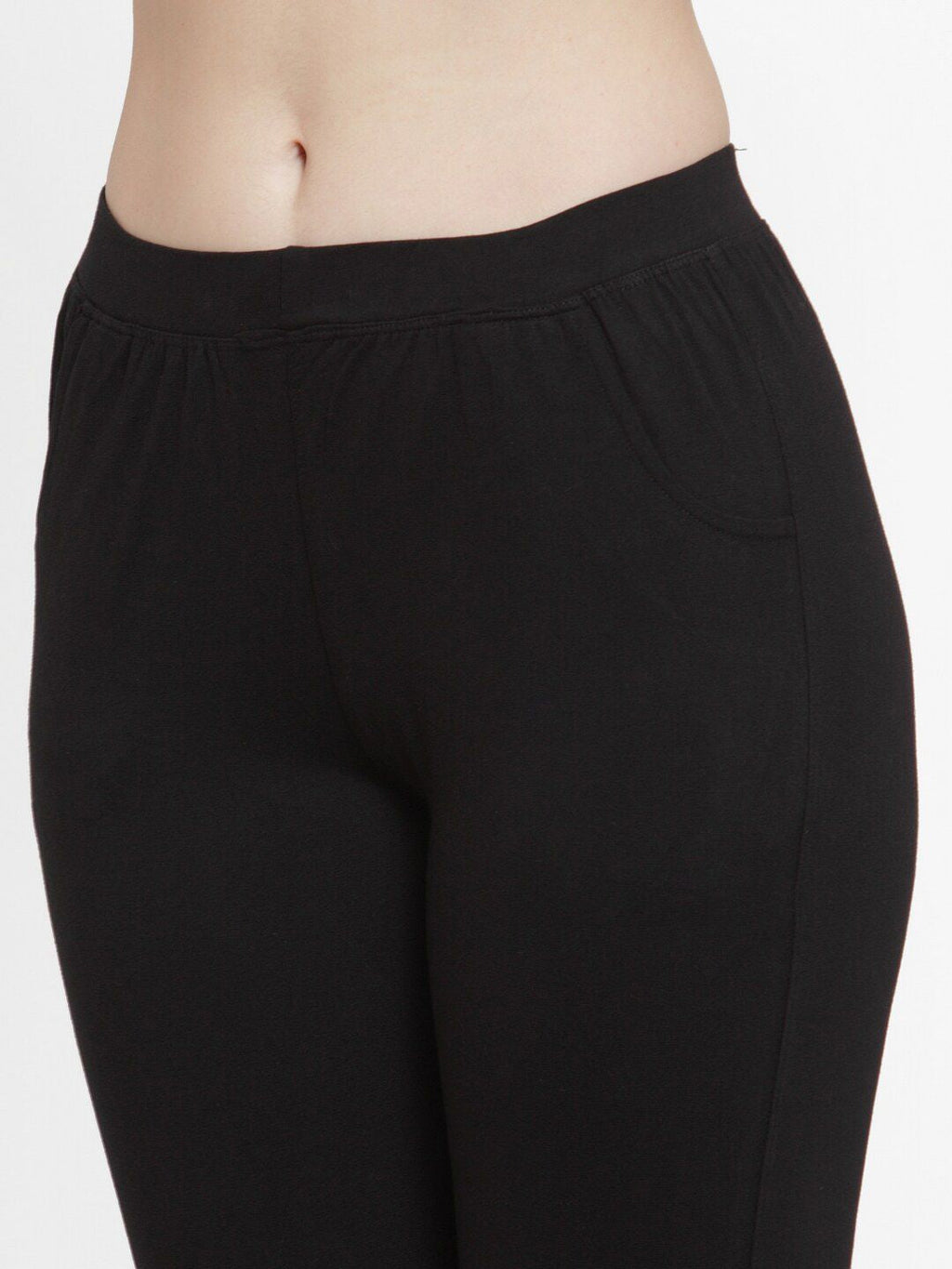 TAG 7 Women Pack Of 2 Solid Straight-Fit Ankle-Length Leggings
