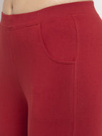 TAG 7 Women Pack Of 2 Solid Ankle-Length Leggings