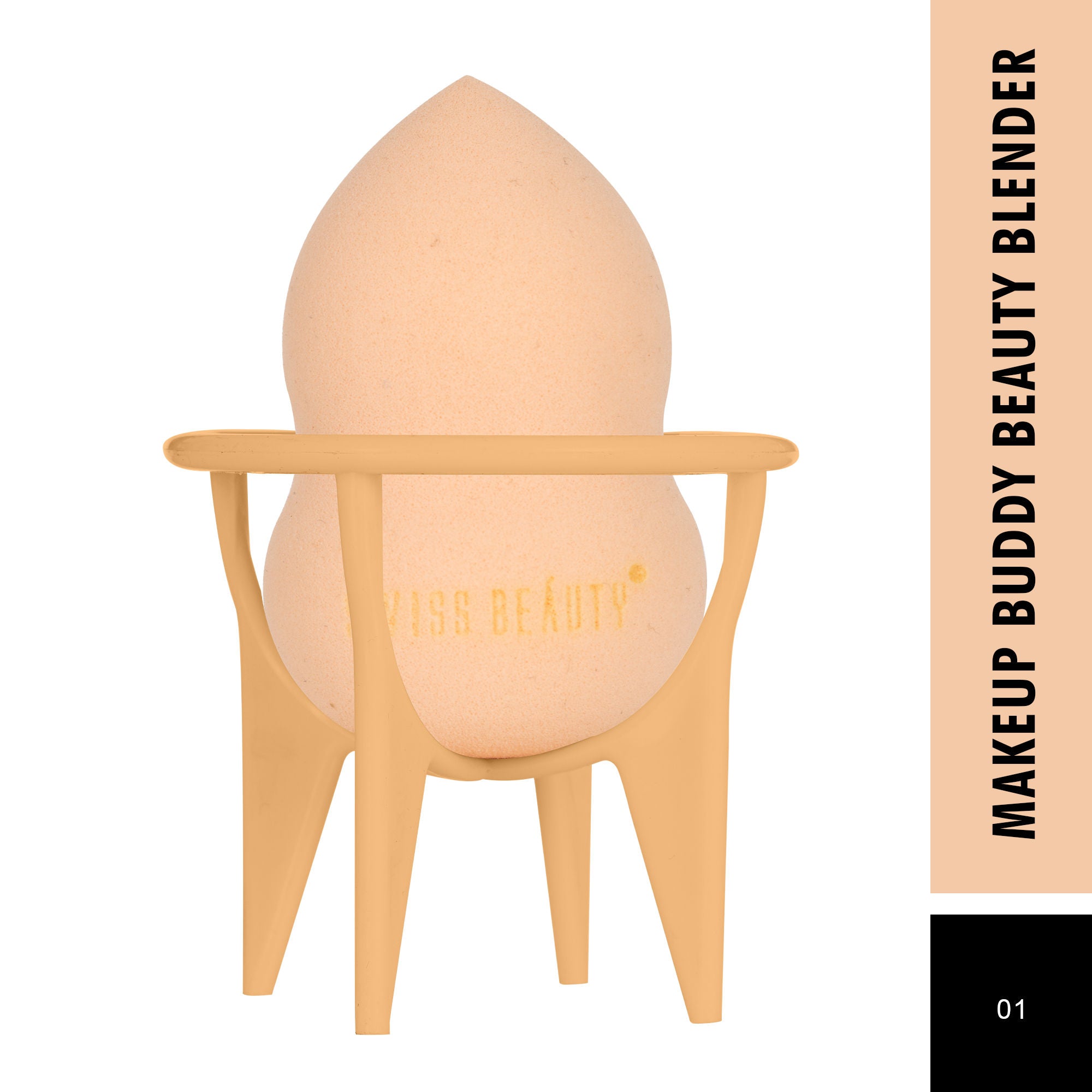 Swiss Beauty Makeup Buddy Beauty Blender - Peach - Distacart