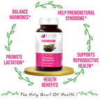 Bliss Welness Women's Wellness Shatavari Biopiperine Veg Tablet