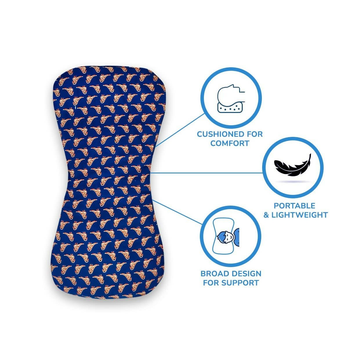 AHC Shoulder Sleeping Pillow for New born - 100% Cotton