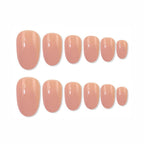 shills professional reusable press on nails oval spn513