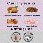 Jus Amazin Almond Butter With Flax Seeds Sweet N Salty - Distacart